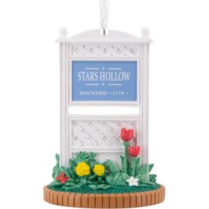 Hallmark Gilmore Girls Stars Hollow Sign Christmas Ornament, TV Show Gifts