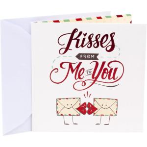 Hallmark Good Mail Pack of 2 Love Cards (S’mores) 1 Valentines Day Card, 1 Romantic Card for Any Occasion(Kissing  1 Card with Envelope)