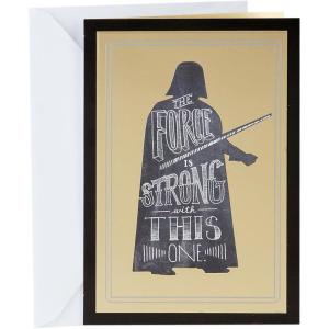 Hallmark Graduation Card (All That You Will Be)(Darth Vader  the Force is Strong)