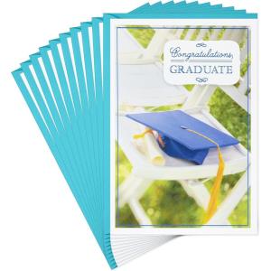 Hallmark Graduation Gift Card Holders or Money Holders, Be Unstoppable (8 Cards with Envelopes)(Time to Remember  10 Cards with Envelopes)