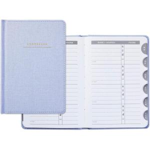 Hallmark Hardcover Address Book (Blue Chambray)