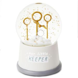 Hallmark Harry Potter Musical Snow Globe (Quidditch, Our Little Keeper) for Baby Showers, Nursery Decorations