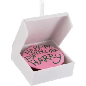 Hallmark Harry Potter Stacked Books with Wand Christmas Ornament,Resin, 2.23 x 2.75 x 2.28 inches, (0002HCM9130)(Birthday Cake)