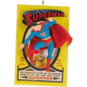 Hallmark Keepsake Christmas Ornament 2023, DC Wonder Woman Ornament, Super Hero Gifts(85th Anniversary Superman)