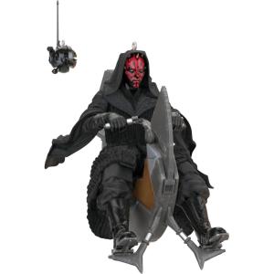 Hallmark Keepsake Christmas Ornament 2023, Star Wars: The Mandalorian The Mandalorian’s N-1 Starfighter, Gifts for Star Wars Fans(Darth Maul and Sith Probe Droid)