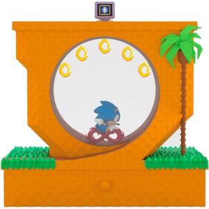 Hallmark Keepsake Christmas Ornament 2024, Sonic the Hedgehog Sonic Collecting Rings With Light, Sound and Motion, Gifts for Gamers(Sonic Collecting Rings)