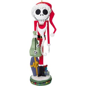 Hallmark Keepsake Christmas Ornament 2025, Disney Tim Burton’s The Nightmare Before Christmas Santa Jack Skellington Nutcracker, Gifts for Disney Fans(Santa Jack Skellington)