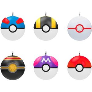 Hallmark Keepsake Christmas Ornament 2025, Pokémon Singing Jigglypuff with Sound, Gifts for Pokémon Fans(Poké Balls)