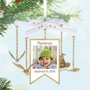 Hallmark Keepsake Christmas Ornament, Personalized Harry Potter, Slytherin Sorting Hat(Personalized Welcome to the Wizarding World)