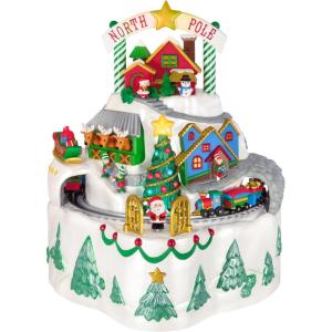 Hallmark Keepsake Christmas Tabletop Decoration, Star Wars The Merriest House in the Galaxy Musical With Light, Gifts for Star Wars Fans(North Pole Village)