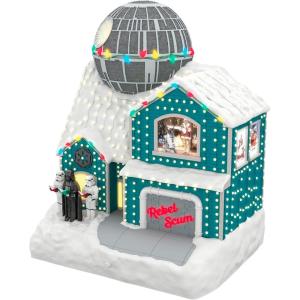 Hallmark Keepsake Christmas Tabletop Decoration, Star Wars The Merriest House in the Galaxy Musical With Light, Gifts for Star Wars Fans(The Merriest House)