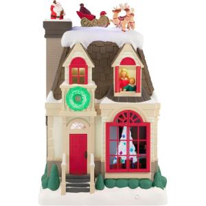 Hallmark Keepsake Christmas Tabletop Decoration, Star Wars The Merriest House in the Galaxy Musical With Light, Gifts for Star Wars Fans(Up on the Housetop)