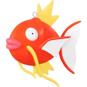 Hallmark Keepsake Mini Christmas Ornaments 2025, Pokémon Squirtle, Charmander, Bulbasaur, Set of 3, Gifts for Gamers(Magikarp)