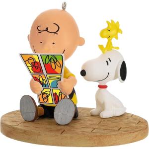 Hallmark Keepsake Personalized Christmas Ornament 2025, The Peanuts Gang Sledding with Snoopy, Gifts for Peanuts Fans(Sunday Morning Funnies)