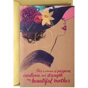 Hallmark Mahogany Mothers Day Card for Mom (My Beautiful Mother) (699MBC1169)(My Beautiful Mother)