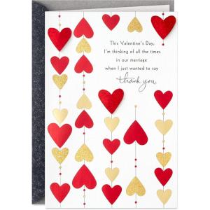 Hallmark Mahogany Valentines Day Card for Wife or Girlfriend (Love of a Lifetime)(Marriage  Thank You)