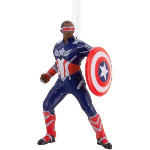Hallmark Marvel Studios Captain America: Brave New World Sam Wilson Christmas Ornament, Gifts for Marvel Fans