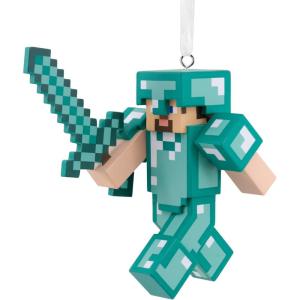 Hallmark Minecraft Steve in Diamond Armor Christmas Ornament(Steve)
