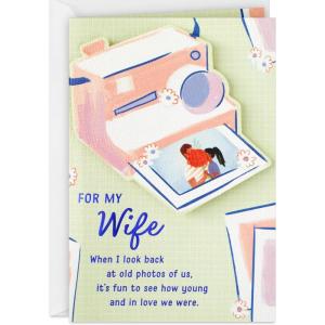 Hallmark Mother’s Day Card for Wife (In Love and Lucky) for Anniversary, Love, Romantic Birthday, Sweetest Day(In Love and Lucky)
