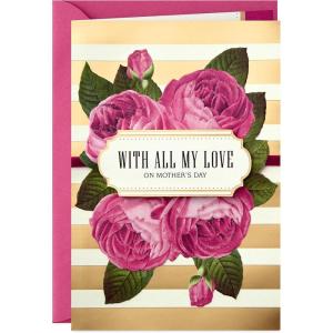 Hallmark Mothers Day Card for Wife (Team You and Me Jerseys)(With All My Love)