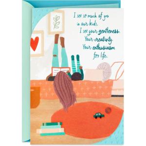 Hallmark Mothers Day Card for Wife (Thank You)(So Much of You In Our Kids)