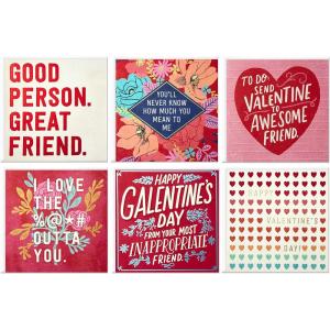 Hallmark Pack of 4 Mickey Mouse Valentines Day Cards (All the Things You Love)(Multicolor)