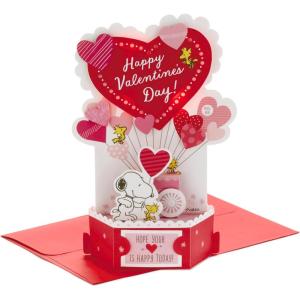 Hallmark Paper Wonder Musical Peanuts Pop Up Valentines Day Card (Plays Linus and Lucy), 999VCG1021(Pop Up Plays Linus and Lucy)