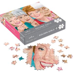 Hallmark Peanuts Gang Jigsaw Puzzle, 550-Pieces, 18″ x 24″ (Happiness is a Good Friend) Gift for Family, Fans, Collectors(The Golden Girls)