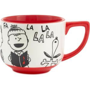 Hallmark Peanuts Mug (75th Anniversary Linus Through The Decades), 17.5 oz(Christmas Carols)