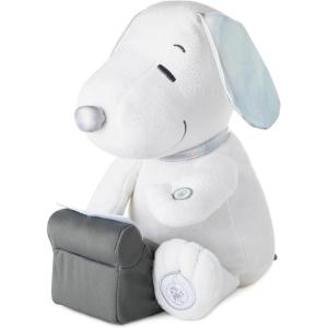 Hallmark Peanuts Musical Plush with Motion (75th Anniversary Snoopy with Typewriter), 10″