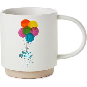 Hallmark Peanuts Sculpted Mug, 14.5 oz (Snoopy Doghouse) Gift for Mom, Dad, Fans(Birthday Balloon Mug)