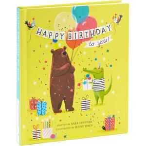 Hallmark Recordable Book with Music for Children (All The Places I Love You) Easter Basket Stuffers(Happy Birthday to You)