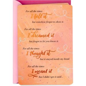 Hallmark Romantic Mothers Day Card for Wife or Girlfriend (Love You So Much)(Love You So Much)