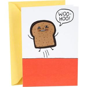 Hallmark Shoebox Funny Birthday Card or Congratulations Card (Toast) (349RZF1005)