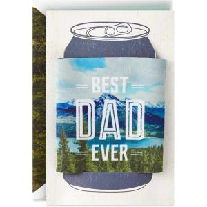 Hallmark Signature Father’s Day Card for Dad with Gift (Removable Drink Can Cooler) Fathers Day Dad Removable Can Cooler(Dad  Removable Can Cooler)