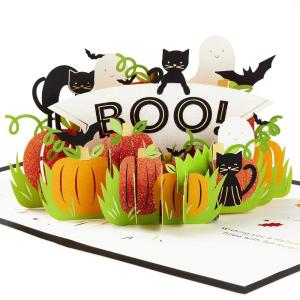 Hallmark Signature Paper Wonder Halloween Pop Up Card (Haunted House),1299HEH4007(Pop Up  Trick or Treat)