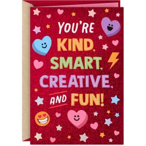 Hallmark Signature Paper Wonder Pop Up Valentines Day Cards Assortment (4 Cards with Envelopes)(red)