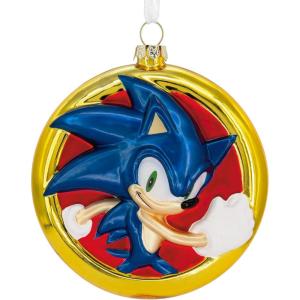 Hallmark Sonic The Hedgehog Game Cartridge Christmas Ornament(Sonic Glass)