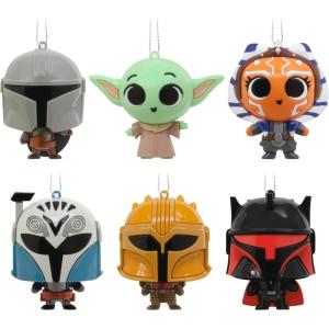 Hallmark Star Wars: The Mandalorian Series 5 Mystery Christmas Ornaments, Shatterproof, Set of 2, Gifts for Star Wars Fans