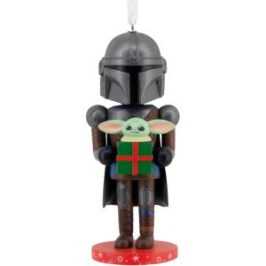 Hallmark Star Wars: The Mandalorian and Grogu Nutcracker Christmas Ornament, Gifts for Star Wars Fans