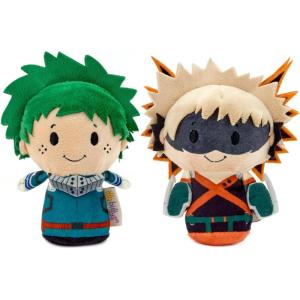 Hallmark itty bittys Disney The Haunted Mansion Ghosts Glow-in-The-Dark Plush Toys, Set of 3, for Kids, Friends, Fans(My Hero Academia  Deku and Bakugo)