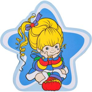 Silver Buffalo Rainbow Brite Star Sitting Logo Large Die Cut MDF Box Wall Sign