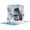 Hallmark Paper Wonder Displayable Pop Up Christmas Card (Red Truck)(Snowy City Pop Up)