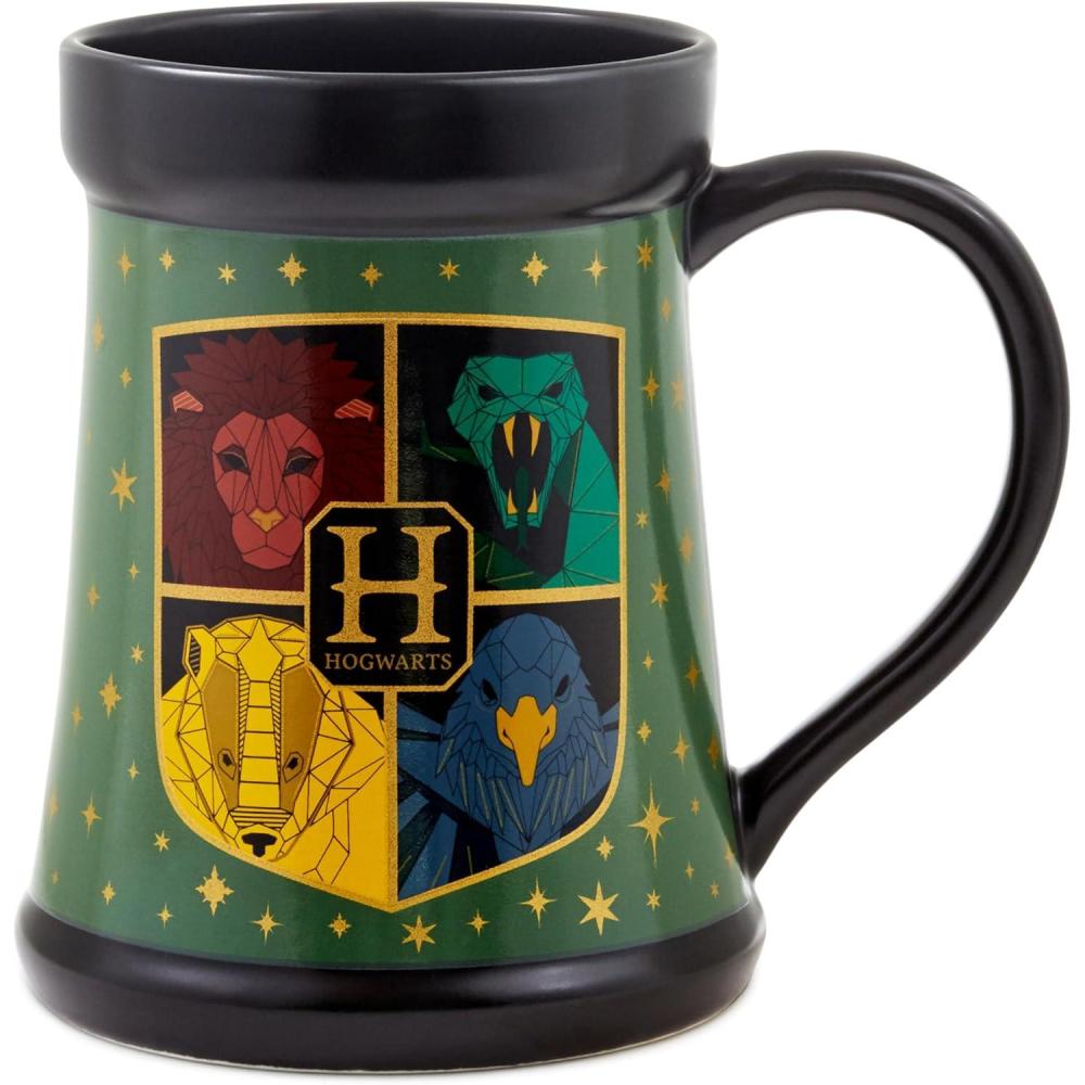 imageHallmark Harry Potter ColorChanging Stein Mug Ravenclaw 18 ozSlytherin