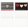 Hallmark Mini Valentines Day Cards Assortment, 18 Cards with Envelopes (Foil Hearts) Galentines Day Cards Pack(Foil Hearts Folded Mini Valentines)