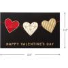 Hallmark Mini Valentines Day Cards Assortment, 18 Cards with Envelopes (Foil Hearts) Galentines Day Cards Pack(Foil Hearts Folded Mini Valentines)