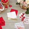 Hallmark Mini Valentines Day Cards Assortment, 18 Cards with Envelopes (Foil Hearts) Galentines Day Cards Pack(XOXO Heart Folded Mini Valentines)