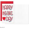 Hallmark Mini Valentines Day Cards Assortment, 18 Cards with Envelopes (Foil Hearts) Galentines Day Cards Pack(XOXO Heart Folded Mini Valentines)