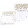 Hallmark Party Invitations (Let’s Celebrate with Gold and Black Dots, Pack of 20)
