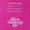 Hallmark Valentines Day Card for Husband, Wife, Boyfriend, Girlfriend (All the Ways You Make Me Happy)(Every Minute  Every Moment)